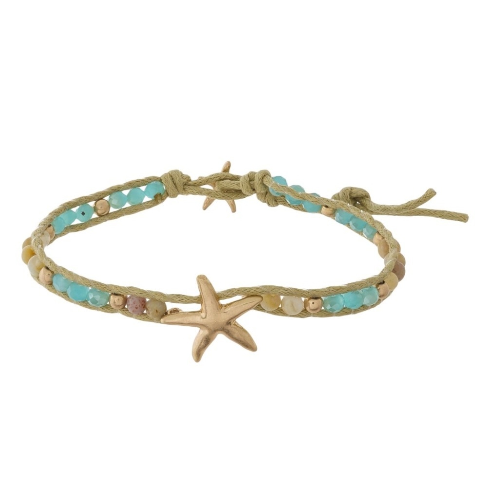 Sea Star Beaded Bracelet